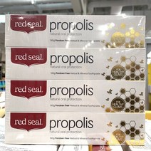 가재울통상 레드씰 PROPOLIS 치약 160g 4개 벌꿀 뉴질랜드 0-93-056934-53ea, gajae5407 1, gajae5407 본상품선택
