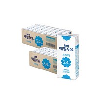 매일 멸균우유 오리지널 200ML 48팩, 상세페이지 참조