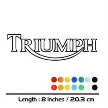 2X 판매 moto rcycle 자전거 연료 탱크 휠 공정 용 수하물 헬멧 MOTO Sticker decals For TRIUMPH, [07] Reflective Yellow