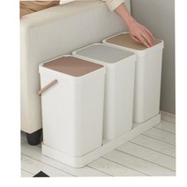 4인가족 다세대빌라 손잡이형휴지통 3단 역세권신혼집 심플한분리수거 분리수거 대형분리수거함 재활용통
