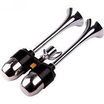 클락션 에어 혼 크락션 빵빵이 뱃고동 나팔 자동차, 에어 혼 (후면 에어탱크 3개)+4m선