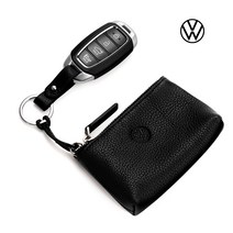 폭스바겐 Volkswagen 스마트 키 파우치 동전지갑 가죽 파우치