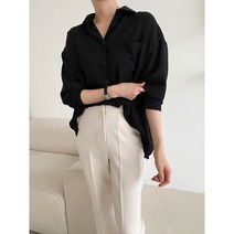 쏘시에 베이직 카라 블라우스 SOBL18T42