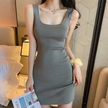 메이킹유 민소매 나시원피스 슬림핏 무지원피스 80037웬더원피스