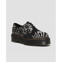 닥터마틴 DR.MARTENS 1461 콰드 Animal Clash 블랙 Backhand & Animal Clash Hi Suede Wp