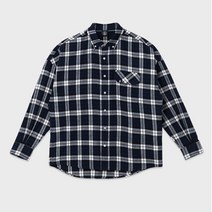볼컴 VOLCOM 백프린트 체크셔츠(네이비) VA203SI002