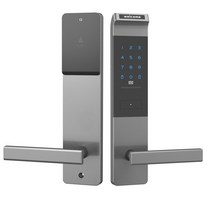 rfid nfc 복사기 태그 리더기 스티커 도어락 휴대용 카드 아파트 전자 TTlock 앱 무선 보안 열쇠 없는 스마, 01 Black
