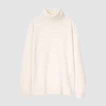 유니클로 남성/여성 캐시미어 투라펠 니트 스웨터(긴팔 터틀넥) 438792 UNIQLO