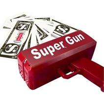효도이벤트 머니건 rain money gun toy pistol party fashion red name 1pcs cash cannon funny make it 크리스마스 선물, 원래 상자