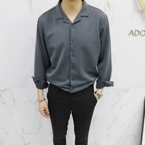 아도르클래식 무드 10컬러 노카라 캐주얼 봄 가을 셔츠