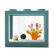 세남자바스켓 언더더씨 국산 마리모 DIY 세트 키우기-마리모(대), 옐로우핑크산호+흰자갈100g