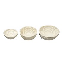 글루텐 원형 발효바구니 (3size) 반느통 바네통 Banneton, 원형발효바구니(소)+원형광목천(소)SET