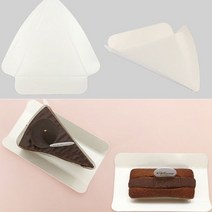 크림 무스 떡 초콜릿 케이크 미니받침 100매