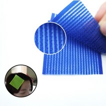 앞머리 찍찍이 4개 세트 잔머리 고정 벨크로