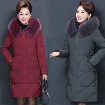 [CESS] 3608 마담 중기장 털후드 면패딩 4색상