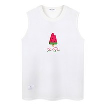 아이스바 나시티 남자여성 오버핏 레이어드