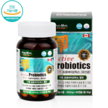 프로바이오틱스 캡슐 장건강 캐나다직수입 식약청인정 프로바이오 100억유산균, 1박스, 100억유산균 60캡슐