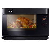 AUG Convection Steam Grill Oven 28QT-1550W Smart Toaster Household Countertop Combi Steamer with 8 C, 1