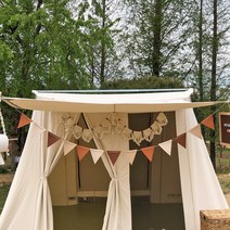 가죽 가랜드 감성캠핑 차박 3color, 3TYPE 핑크