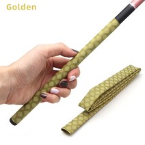 1/3Pcs 미끄럼 열 수축 튜브 낚싯대 랩 안티 스키드 자전거 핸들 절연 보호 라켓 그립 커버, 01 Gold_03 20mm_02 1M x 3Pcs