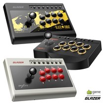 GLAZER 아케이드 파이트스틱 철권 조이스틱 글레이저 스틱 (전기종호환) + 인피니티 컨버터, 아트파이터 조이스틱+인피니티 컨버터