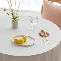 쉬폰 식탁보 테이블보 홈카페 집들이 홈파티 테이블커버 미니 2인 4인 6인 2색상, 4인(130x180), 화이트