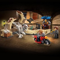 쥬라기월드 레고 랩터 오토바이 추격신 여아 브릭 놀이방 조립장난감 조립완구 lego