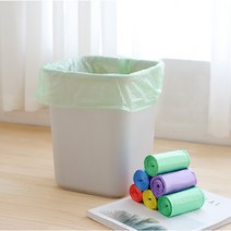 다번다 일회용 롤비닐봉지 20매 45cm 43cm 분리수거봉지 재활용비닐봉지 다용도 비닐봉투, 보라