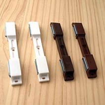 쌍자석빠찌링 옷장문고정용 강도선택, 쌍자석밤색6k