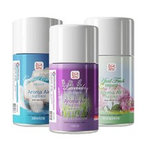 아로마 에어 자동분사방향제/화장실용/향캔 리필 280ml x 3개, 베스트향