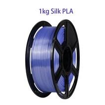 Flashforge 1kg 실크 PLA 필라멘트 FDM 3d 프린터 용 1.75mm Pla 인쇄 재료 범용 Aquila Ender 3 Mega S Gh, 10 Silk Purple