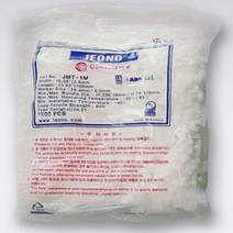 전오전기 마크타이 100mm 백색 네임타이, 1개