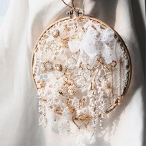 귀걸이 악세사리고정 드림캐쳐만들기 비어펍 방꾸미기 카페 작은, 귀찌캐쳐