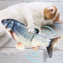 고양이 분리불안 해소 춤추는 물고기 장난감, 산천어