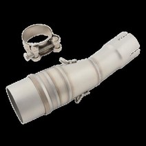 오토바이마후라 오토바이 배기 이스케이프 미드 링크 파이프 51mm 머플러 시스템 야마하 X MAX XMAX 250 300 XMAX250 XMAX300 2017 2022, 2017-2020