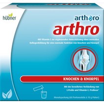 휴브너 아르트로 독일 관절 영양제 과립 파우더형 60포 x 5팩 5개월분 hubner arthro
