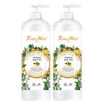 1+1 대용량 로즈마인 퍼퓸드 바디워시+로션 1000ml, 세트, 글래밍비쥬 로션+로션