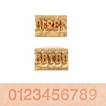 불박 폰트 고딕체 1 숫자, 단품