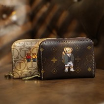 곰돌이 여자명품카드지갑 30대 40대여성지갑 아코디언카드지갑