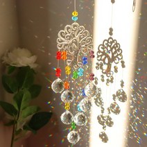여름모빌 자개 모빌 썬캐쳐 드림캐처 크리스탈 태양 빛 포수 교수형 레인보우 체이서 조명 액세서리 정원 창 커튼 웨딩 커튼 홈 자동차 장식 선물, 31
