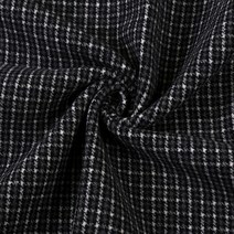 AB면 잔체크 모직 원단 여성의류 원단 레드체크 모직 원단, 5, 하나