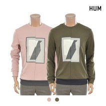 [HUM]남 네오프랜 중심절개 맨투맨FHMSCTM109M