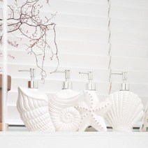 제주도 카페소품 조개 디스펜서 비누통 세제소분용기, 1개, 암모나이트