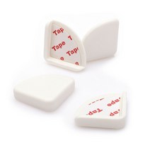 모서리보호대 코너보호부채4p, 화이트