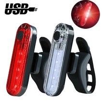 후미등 자전거 MTB 자전거 전면 후면 조명 2 개 USB LED 야간 사이클링 헤드라이트 방수 램프 휴대용 야외, 03 Model 3-Bike lights