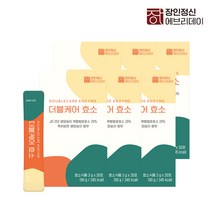 소화 효소 지방 탄수화물 단백질 분해 더블케어효소, 6박스, 30포