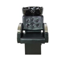 미용실 샴퓨 의자 침대 체어 헤드 클리닉 특수 염색, 블랙 스타일 1