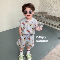 아짱 키즈남아상하세트 붕붕신호등여름상하세트