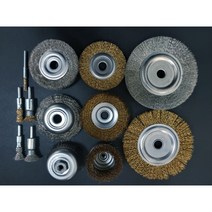 철/스텐 평/ 반컵/ 완컵/ 종 브러쉬, 8인치 평브러쉬(스텐-내경16)