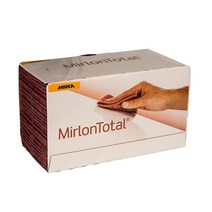 Mirka 18-118-447 25피스 11.4 x 22.9cm(4 1/2 x 9인치) 초미세 스커프 패드 360 그릿 레드 블랙 그레이 베이지, Grit 360 - Very Fine